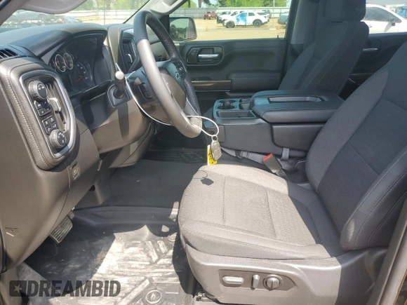 2021 Chevrolet Silverado 1500 RST with VIN 1GCUYEELXMZ422059, listed as a Copart auction lot 49437435 with 27,466 mi miles and Salvage Title. Bid and sale history available at carsss.com. Image 7.