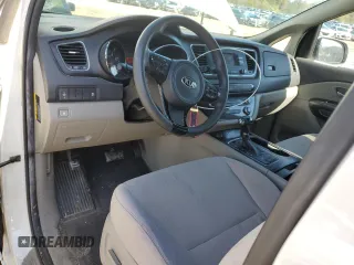 2016 Kia Sedona LX with VIN KNDMB5C17G6163863, listed as a Copart auction lot 52128745 with 165,416 mi miles and Salvage Title. Bid and sale history available at DreamBid. Image 8.