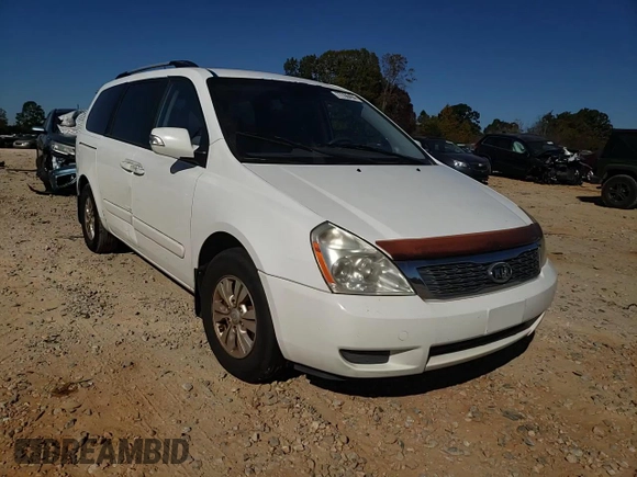 2011 Kia Sedona LX with VIN KNDMG4C76B6398313, listed as a Copart auction lot 77766494 with 244,988 mi miles and Salvage Title. Bid and sale history available at carsss.com. Image 12.
