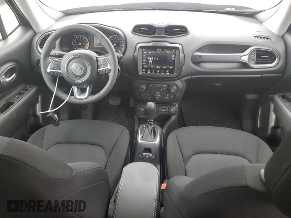 2023 Jeep Renegade Latitude with VIN ZACNJDB18PPP36797, listed as a Copart auction lot 52156255 with 14,967 mi miles and Salvage Title. Bid and sale history available at carsss.com. Image 8.