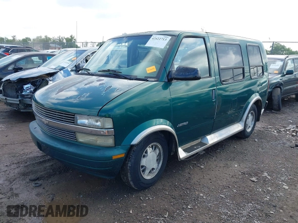 1999 Chevrolet Astro Cargo YF7 z VIN 1GBDM19W7XB184567, wystawiony jako IAAI lot #42422713 z przebiegiem 235 859 mil mil oraz . Historia ofert i sprzedaży dostępna na DreamBid. Obrazek 2.