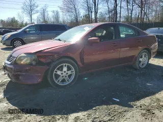 2007 Mitsubishi Galant ES with VIN 4A3AB36F07E048281, listed as a Copart auction lot 49647895 with 208,601 mi miles and Salvage Title. Bid and sale history available at carsss.com. Image 1.