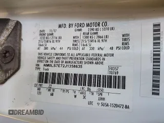 2018 Ford Transit Connect XL с VIN NM0LS7E72J1358635, выставлен на аукционе IAAI как лот 42842137 с пробегом 90 951 миль миль и . История ставок и продаж доступна на DreamBid. Изображение 5.