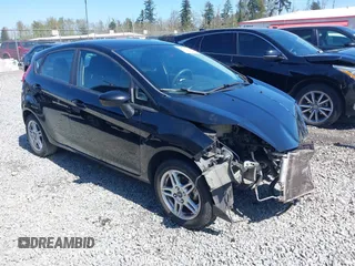 2019 Ford Fiesta SE with VIN 3FADP4EJ1KM155491, listed as a IAAI auction lot 42041050 with 72,381 mi miles. Bid and sale history available at carsss.com. Image 1.