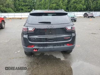 2023 Jeep Compass Trailhawk z VIN 3C4NJDDN9PT501952, wystawiony jako Copart lot #58842985 z przebiegiem Nie podano mil oraz Szkoda całkowita • Salvage title. Historia ofert i sprzedaży dostępna na DreamBid. Obrazek 6.