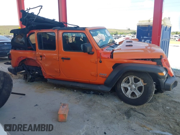 2018 Jeep Wrangler Unlimited Sport z VIN 1C4HJXDN4JW243775, wystawiony jako IAAI lot #41791821 z przebiegiem 62 120 mil mil oraz . Historia ofert i sprzedaży dostępna na DreamBid. Obrazek 14.