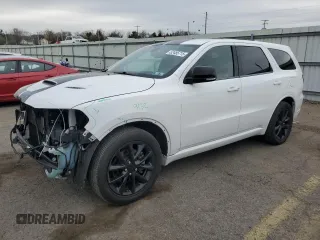 2018 Dodge Durango R/T with VIN 1C4SDJCT0JC415313, listed as a Copart auction lot 52485715 with 63,518 mi miles and Salvage title. Bid and sale history available at DreamBid. Image 1.