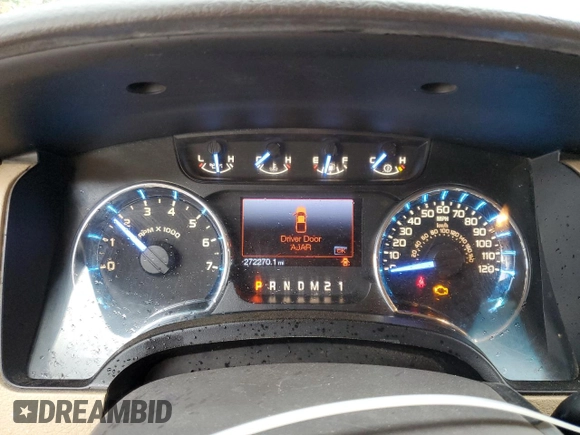 2012 Ford F-150 XL with VIN 1FTFW1ET5CFC30264, listed as a Copart auction lot 55231195 with 272,270 mi miles and Salvage title. Bid and sale history available at DreamBid. Image 9.