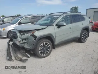 2019 Toyota RAV4 Adventure with VIN 2T3J1RFV8KW011013, listed as a Copart auction lot 60873445 with 28,204 mi miles and Salvage title. Bid and sale history available at DreamBid. Image 1.