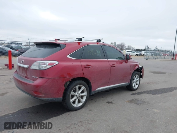 2010 Lexus RX 350 with VIN 2T2BK1BA8AC064885, listed as a IAAI auction lot 40956775 with 188,808 mi miles. Bid and sale history available at carsss.com. Image 4.