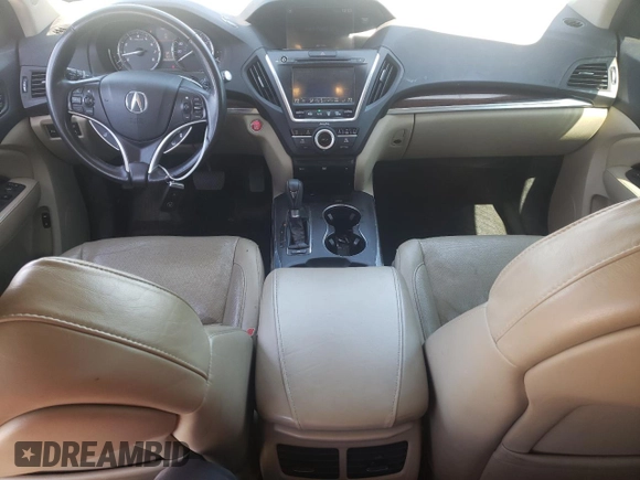 2015 Acura MDX Advance/Entertainment Pkg with VIN 5FRYD4H83FB004786, listed as a Copart auction lot 50079285 with 316,872 mi miles and Salvage Title. Bid and sale history available at carsss.com. Image 8.