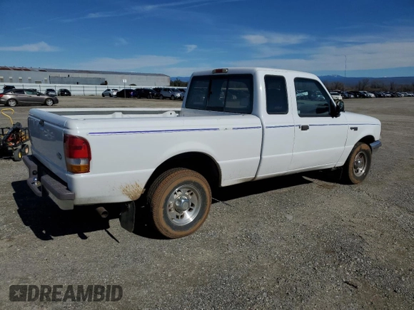 1997 Ford Ranger XLT with VIN 1FTCR14X9VPA46098, listed as a Copart auction lot 45974715 with 115,151 mi miles and Salvage title. Bid and sale history available at DreamBid. Image 3.