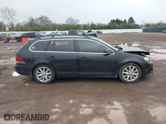 2011 Volkswagen Jetta SportWagen TDI with VIN 3VWPL7AJ3BM649844, listed as a IAAI auction lot 41123210 with 136,519 mi miles. Bid and sale history available at carsss.com. Image 13.