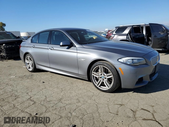 2013 BMW 5 Series 550i with VIN WBAFR9C53DDX80728, listed as a Copart auction lot 41894205 with 84,002 mi miles and Clean Title. Bid and sale history available at carsss.com. Image 4.