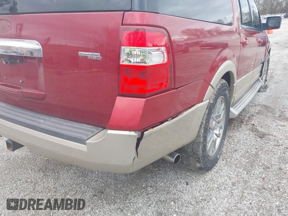 2007 Ford Expedition Max Eddie Bauer with VIN 1FMFK18587LA86155, listed as a IAAI auction lot 41520120 with 232,140 mi miles and . Bid and sale history available at DreamBid. Image 13.