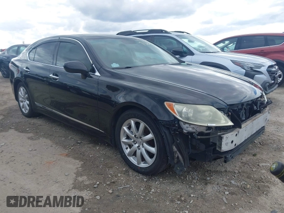2009 Lexus LS 460 with VIN JTHBL46F395091038, listed as a IAAI auction lot 41723945 with 194,002 mi miles and . Bid and sale history available at DreamBid. Image 1.