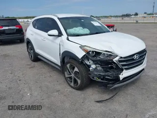 2018 Hyundai Tucson Sport with VIN KM8J33AL5JU691991, listed as a IAAI auction lot 41817480 with 89,129 mi miles. Bid and sale history available at carsss.com. Image 1.
