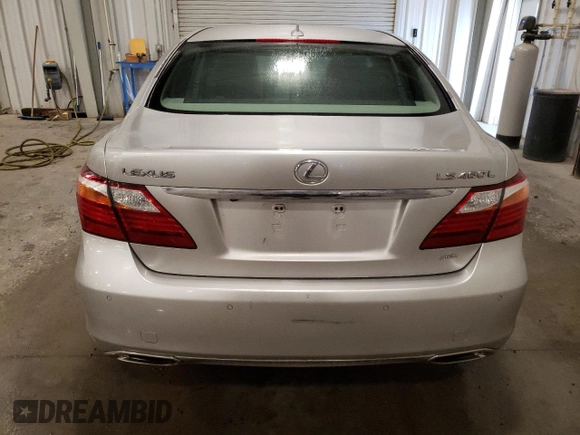 2010 Lexus LS 460 L with VIN JTHDL5EF4A5001206, listed as a Copart auction lot 43174595 with 160,205 mi miles and Clean title. Bid and sale history available at DreamBid. Image 6.