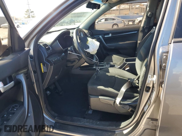 2015 Kia Sorento LX with VIN 5XYKT3A62FG598650, listed as a Copart auction lot 49699295 with 52,988 mi miles and Salvage Title. Bid and sale history available at carsss.com. Image 7.