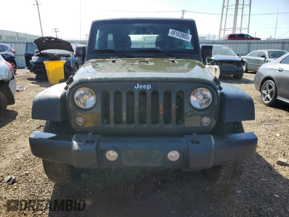 2016 Jeep Wrangler Unlimited Sport with VIN 1C4BJWDG4GL101387, listed as a Copart auction lot 49163905 with 96,956 mi miles and Salvage Title. Bid and sale history available at DreamBid. Image 5.
