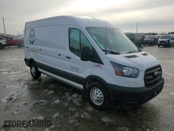 2020 Ford Transit Cargo with VIN 1FTBR2C88LKA01305, listed as a Copart auction lot 43943315 with 125,861 mi miles and Non Repairable. Bid and sale history available at carsss.com. Image 14.