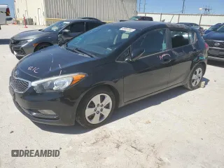 2016 Kia Forte 5-Door LX with VIN KNAFK5A89G5593762, listed as a Copart auction lot 48981265 with 0 mi miles and Salvage Title. Bid and sale history available at carsss.com. Image 1.