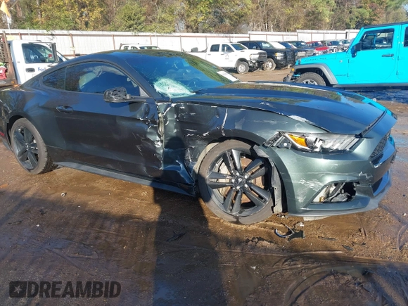2016 Ford Mustang EcoBoost z VIN 1FA6P8TH1G5290015, wystawiony jako IAAI lot #41011870 z przebiegiem 97 547 mil mil oraz . Historia ofert i sprzedaży dostępna na DreamBid. Obrazek 1.