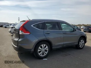 2012 Honda CR-V EX-L with VIN 2HKRM4H73CH626718, listed as a Copart auction lot 47364645 with 26,556 mi miles and Salvage Title. Bid and sale history available at carsss.com. Image 3.