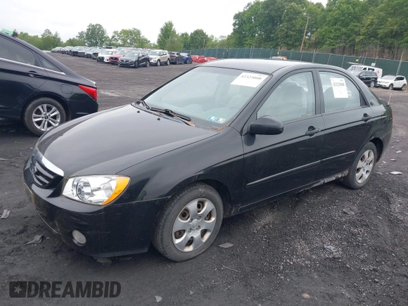 2005 Kia Spectra LX z VIN KNAFE121355138257, wystawiony jako IAAI lot #42323008 z przebiegiem 164 869 mil mil oraz . Historia ofert i sprzedaży dostępna na DreamBid. Obrazek 2.