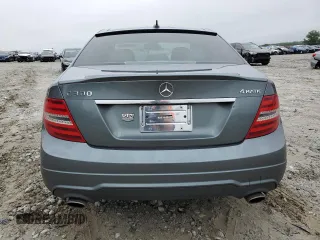 2012 Mercedes-Benz C 300 Sport with VIN WDDGF8BB9CR204182, listed as a Copart auction lot 58328205 with 131,435 mi miles and Salvage title. Bid and sale history available at DreamBid. Image 6.