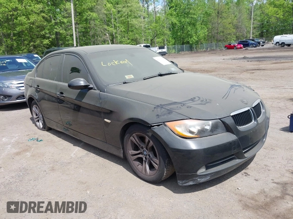 2008 BMW 3 Series 328i z VIN WBAVA37518NL48648, wystawiony jako IAAI lot #42161116 z przebiegiem 198 000 mil mil oraz . Historia ofert i sprzedaży dostępna na DreamBid. Obrazek 1.
