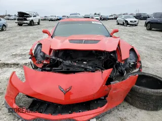 2019 Chevrolet Corvette Z06 2LZ with VIN 1G1YS2D68K5605762, listed as a Copart auction lot 85744714 with 6,485 mi miles and Salvage Title. Bid and sale history available at carsss.com. Image 5.