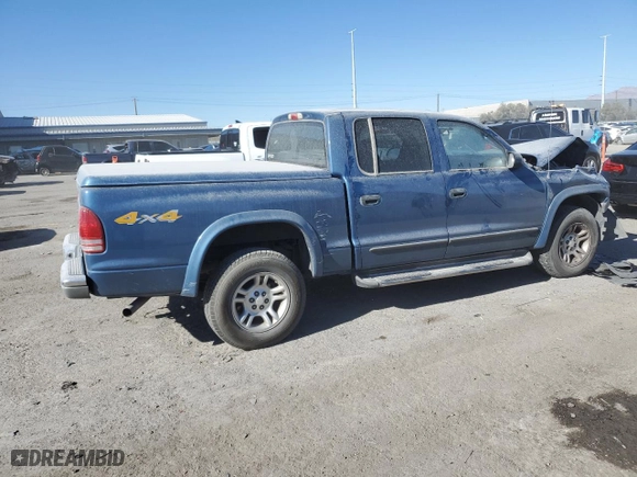 2004 Dodge Dakota SLT with VIN 1D7HG48NX4S640917, listed as a Copart auction lot 42251165 with 94,569 mi miles and Salvage Title. Bid and sale history available at carsss.com. Image 3.