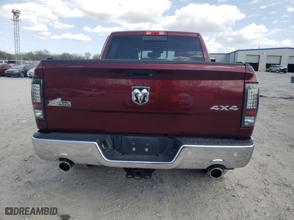 2017 Ram 1500 Big Horn with VIN 3C6RR7LT0HG703317, listed as a Copart auction lot 50734965 with 42,166 mi miles and Salvage Title. Bid and sale history available at carsss.com. Image 6.