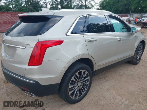 2017 Cadillac XT5 Premium Luxury FWD with VIN 1GYKNCRSXHZ193338, listed as a IAAI auction lot 42134235 with Not provided miles and . Bid and sale history available at DreamBid. Image 4.
