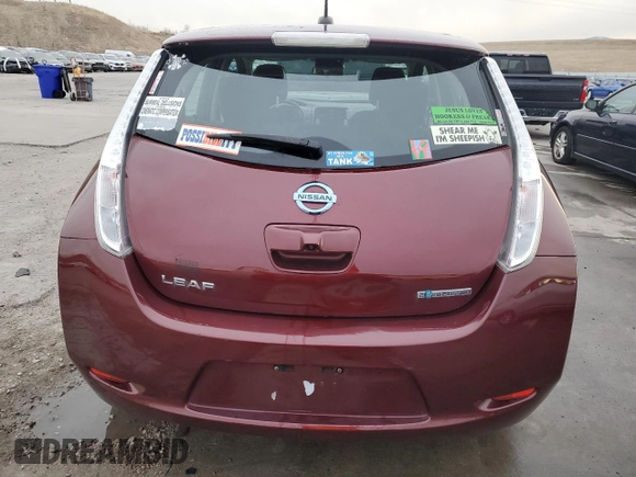 2017 Nissan LEAF S with VIN 1N4BZ0CP7HC309178, listed as a Copart auction lot 86210214 with 69,397 mi miles and Salvage Title. Bid and sale history available at carsss.com. Image 6.