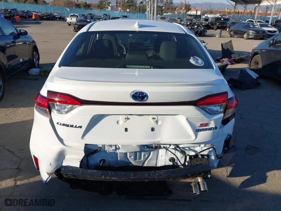 2024 Toyota Corolla Hybrid LE with VIN JTDBCMFE3R3044984, listed as a IAAI auction lot 41593723 with 1,702 mi miles. Bid and sale history available at carsss.com. Image 16.