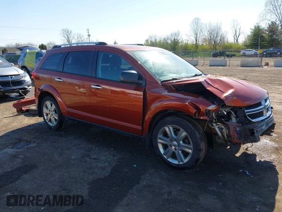 2014 Dodge Journey American Value Pkg with VIN 3C4PDCAB9ET316642, listed as a IAAI auction lot 42050437 with 184,742 mi miles. Bid and sale history available at carsss.com. Image 1.