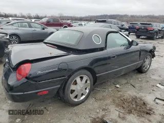 2002 Ford Thunderbird Hardtop Premium with VIN 1FAHP60A82Y104854, listed as a Copart auction lot 86907394 with 20,430 mi miles and Salvage Title. Bid and sale history available at DreamBid. Image 3.