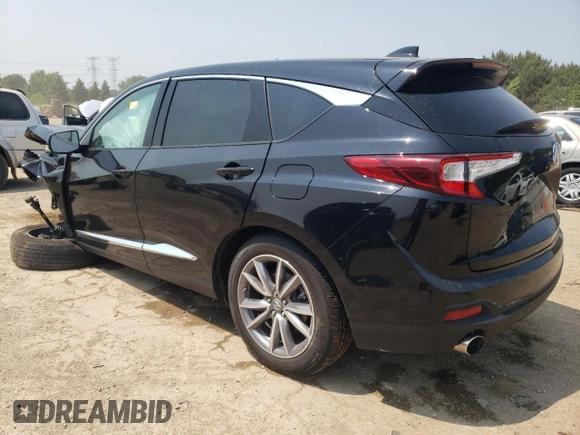 2020 Acura RDX Technology with VIN 5J8TC2H57LL012330, listed as a Copart auction lot 60165345 with Not provided miles and Non repairable. Bid and sale history available at DreamBid. Image 2.