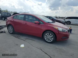 2014 Kia Forte LX with VIN KNAFX4A61E5218150, listed as a Copart auction lot 52137935 with 125,112 mi miles and Salvage Title. Bid and sale history available at carsss.com. Image 4.