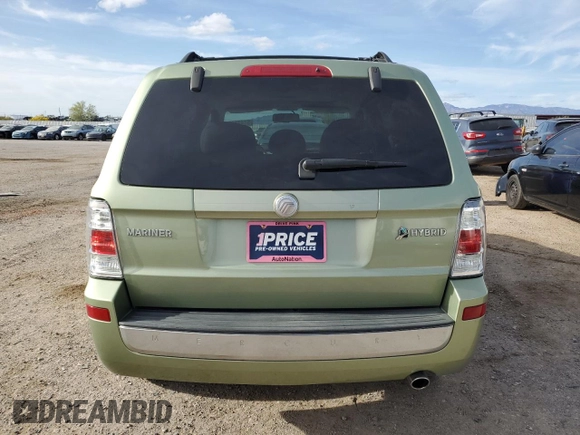 2009 Mercury Mariner Hybrid with VIN 4M2CU29389KJ09618, listed as a Copart auction lot 51431185 with 137,881 mi miles and Clean title. Bid and sale history available at DreamBid. Image 6.
