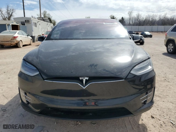 2017 Tesla Model X P100D with VIN 5YJXCBE41HF051839, listed as a Copart auction lot 50320924 with NaN miles. Bid and sale history available at carsss.com. Image 5.