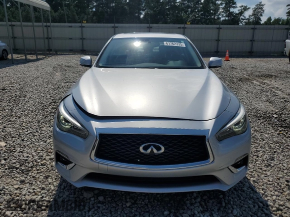 2018 Infiniti Q50 Luxe with VIN JN1EV7AP5JM352175, listed as a Copart auction lot 61762335 with 64,375 mi miles and Salvage title. Bid and sale history available at DreamBid. Image 5.
