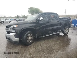 2020 Chevrolet Silverado 1500 LT with VIN 3GCPYDEK7LG295798, listed as a Copart auction lot 46238035 with 126,642 mi miles and Salvage Title. Bid and sale history available at DreamBid. Image 1.