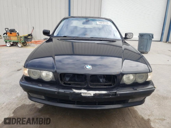 2001 BMW 7 Series 740iL with VIN WBAGH83471DP26417, listed as a Copart auction lot 74812174 with 281,722 mi miles and Non Repairable. Bid and sale history available at carsss.com. Image 5.