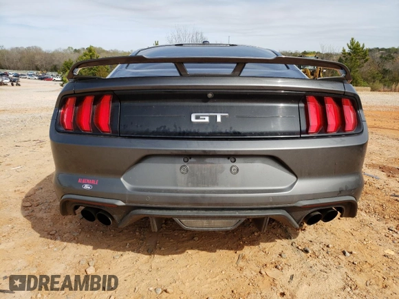 2019 Ford Mustang GT with VIN 1FA6P8CF0K5124320, listed as a Copart auction lot 48339554 with 102,387 mi miles and Salvage title. Bid and sale history available at DreamBid. Image 6.