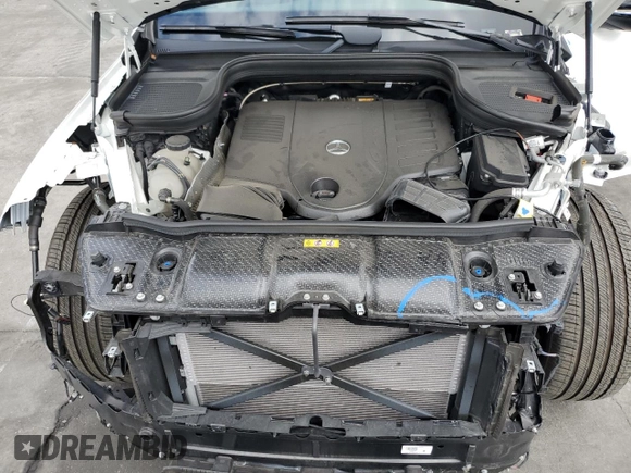 2024 Mercedes-Benz GLE 450 with VIN 4JGFB5KB2RB166243, listed as a Copart auction lot 53145105 with 9,598 mi miles and Salvage title. Bid and sale history available at DreamBid. Image 12.