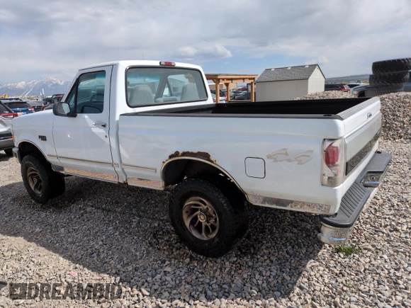 1996 Ford F-150 Special with VIN 1FTEF14N8TLB29817, listed as a Copart auction lot 52809335 with 293,859 mi miles and Salvage Title. Bid and sale history available at carsss.com. Image 2.