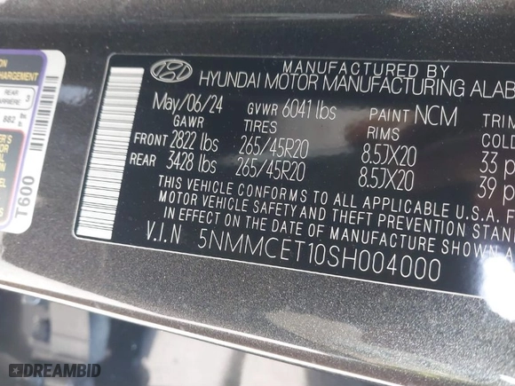 2025 Genesis Electrified GV70 Advanced with VIN 5NMMCET10SH004000, listed as a IAAI auction lot 41599089 with 2,064 mi miles. Bid and sale history available at carsss.com. Image 9.